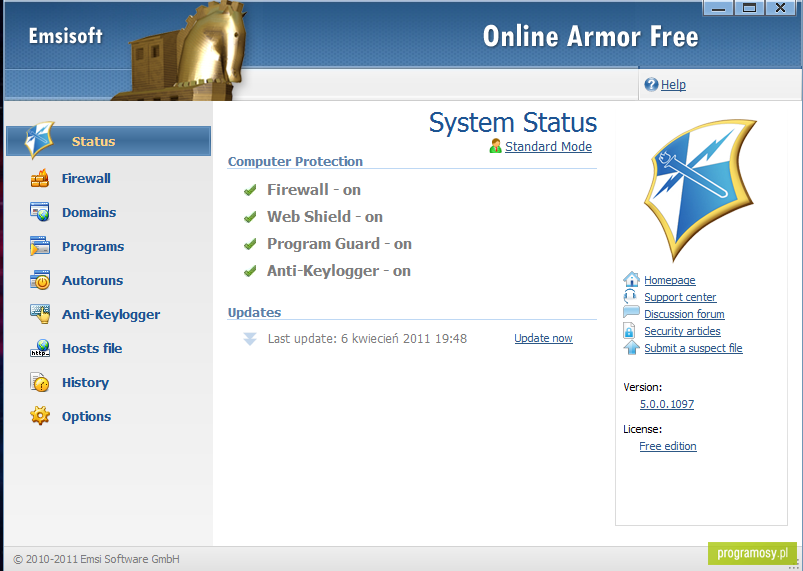 Online Armor Free 7.0.0.1866 Free Download For PC