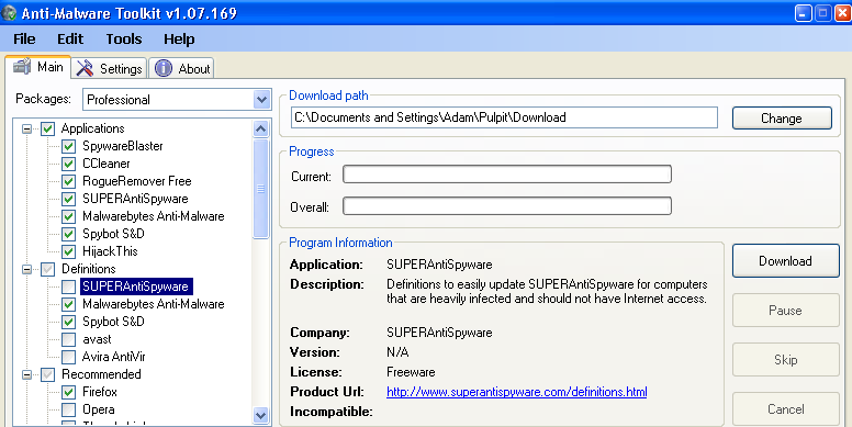 Anti-Malware Toolkit