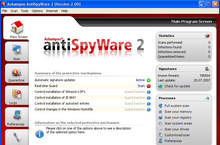 Ashampoo AntiSpyWare