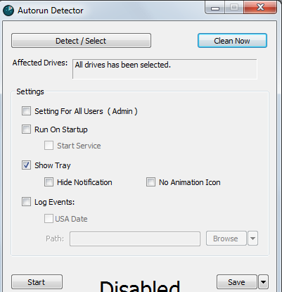 Autorun Detector