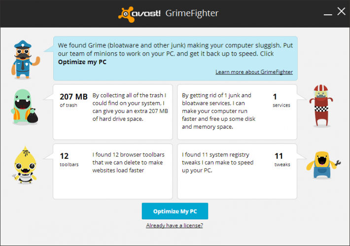 avast! GrimeFighter