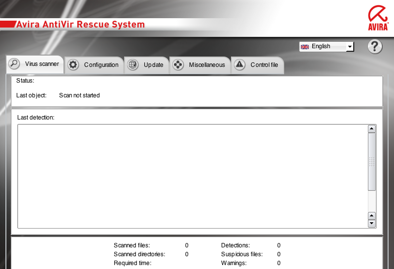 Avira AntiVir Rescue System