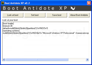 Boot Antidote XP