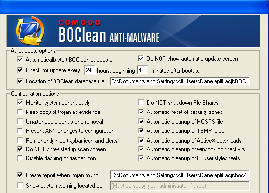 COMODO BOClean Anti-Malware