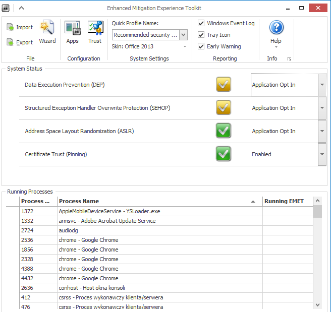 Enhanced Mitigation Experience Toolkit