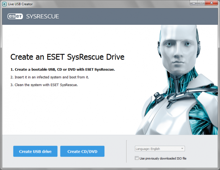 ESET SysRescue Live Creator