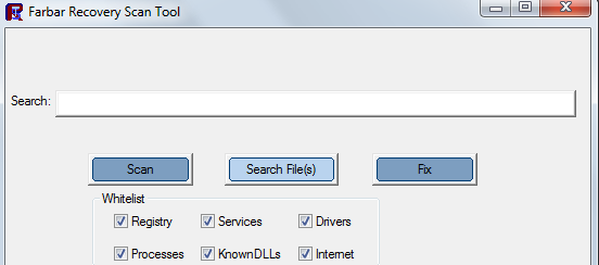 Farbar Recovery Scan Tool