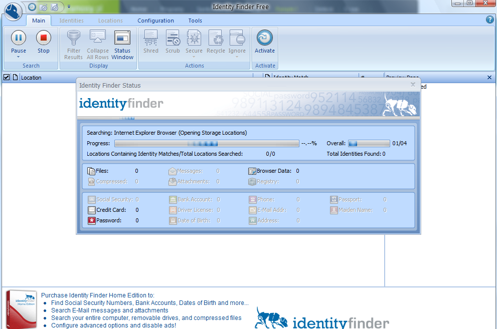 Identity Finder