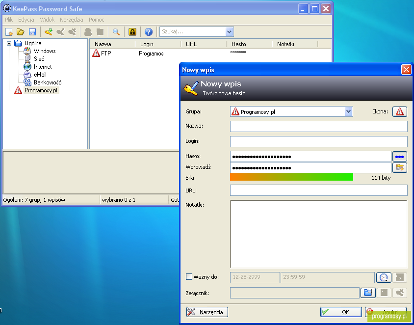 pl KeePass Password 