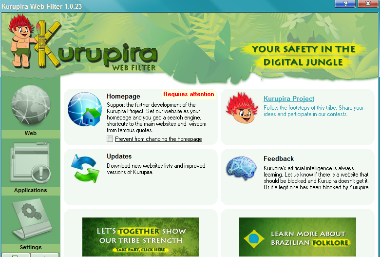 Kurupira WebFilter 1.3.4 Free Download For Windows