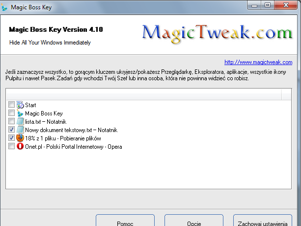 Magic Boss Key 4.10 Free Download For PC [32 Bit]