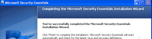 Microsoft Security Essentials