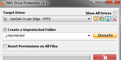 NTFS Drive Protection