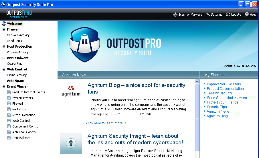 Outpost Security Suite Pro