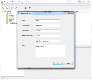 Weeny Free Password Manager 1.2 Download For PC