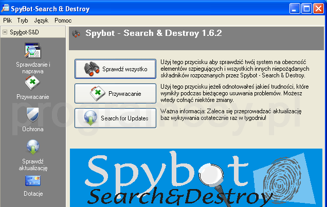 Spybot Search & Destroy