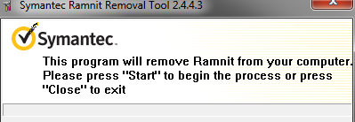 Symantec Ramnit Removal Tool