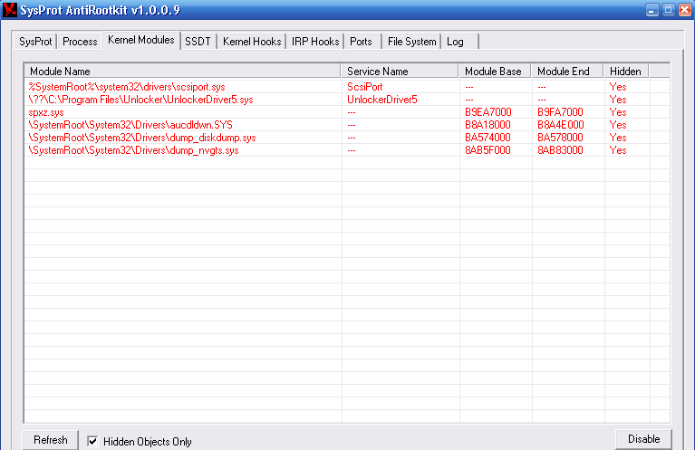 SysProt AntiRootkit