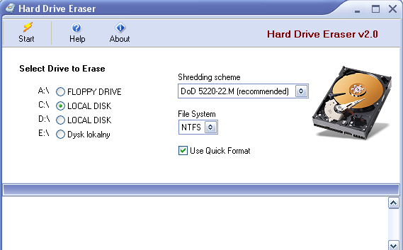 Hard Drive Eraser 2.0 Download For PC Full Version