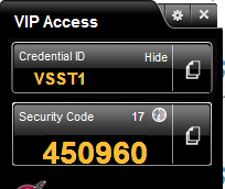 VIP Access Desktop