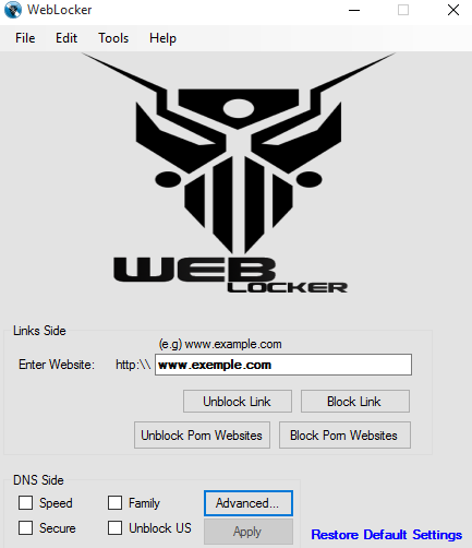 WebLocker 2.1.1 Free Download For Windows