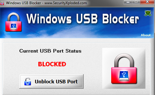 Windows USB Blocker