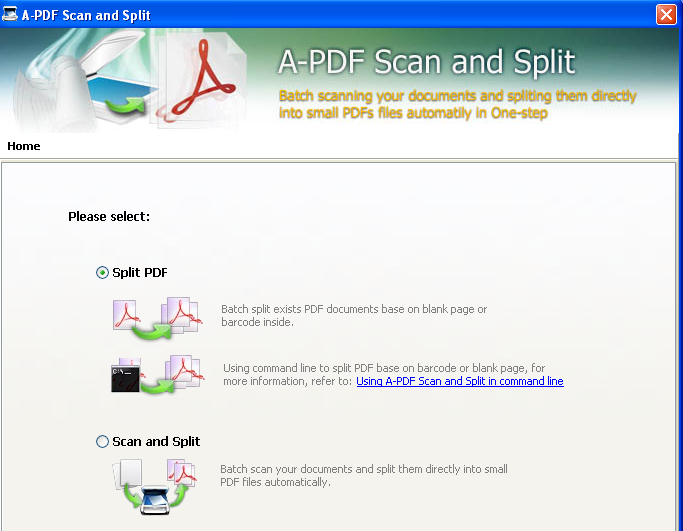 A-PDF Scan and Split