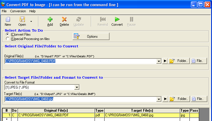 Convert PDF to Image