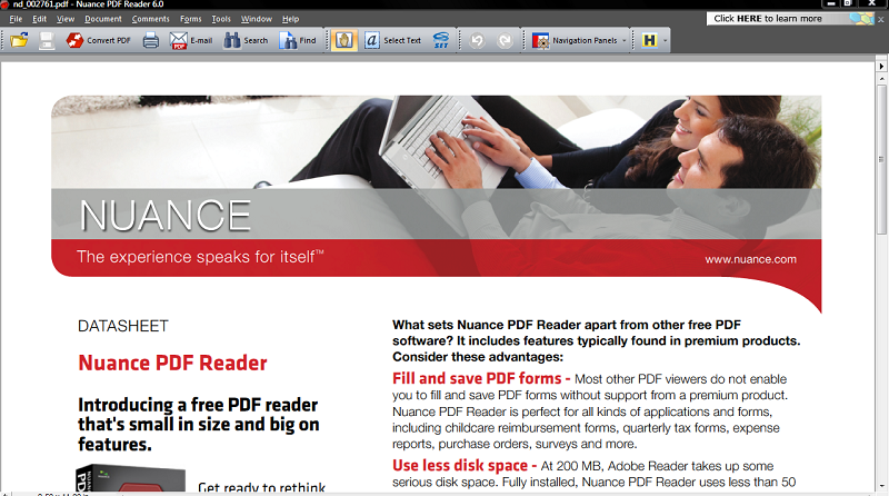 Nuance PDF Reader