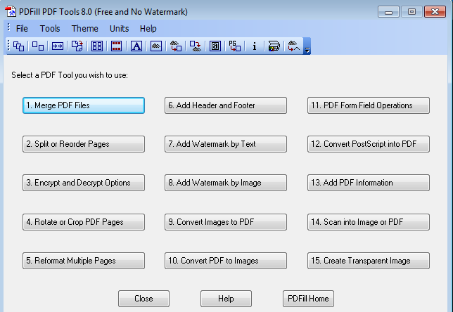 PDFill PDF Tools Free