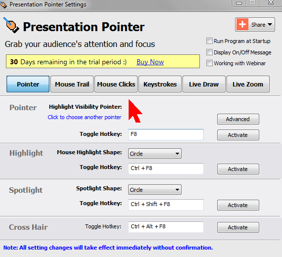 Presentation Pointer