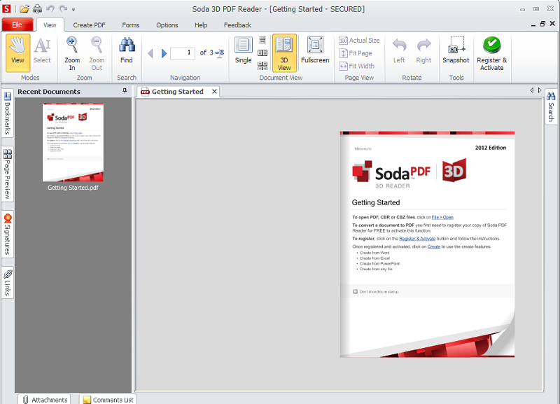 Soda 3D PDF Reader